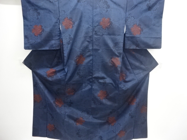 JAPANESE KIMONO / TSUMUGI / WOVEN SNOWFLAKE